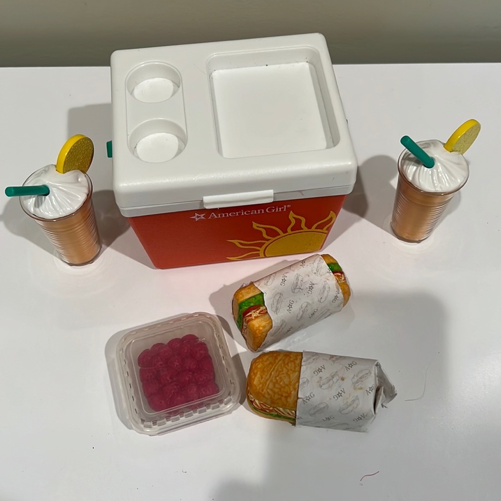 American girl doll cooler set